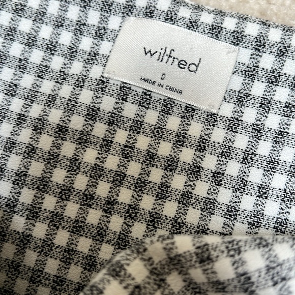 Aritzia dress | Wilfred plaid mini dress - Picture 8 of 12